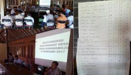 Tindak Lanjut Hasil SMD UPT Puskesmas Karangmojo I di Desa Karangmojo