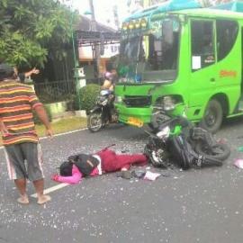 Lakalantas di Jalan Raya Karangmojo-Semin, Satu orang Meninggal Dunia