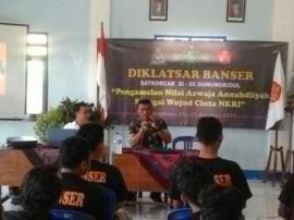 Dandim 0730/GK Sampaikan Materi Wawasan Kebangsaan Unt BANSER