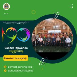 TIRAKATAN PERINGATAN HARI JADI GUNUNGKIDUL DI KALURAHAN KARANGMOJO