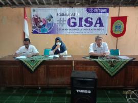 SOSIALISASI # GISA GERAKAN INDONESIA SADAR ADMINDUK DI KALURAHAN KARANGMOJO