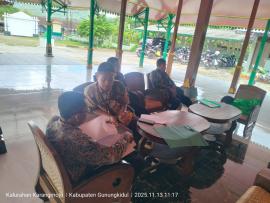 VERIFIKASI COKLIT DARI KPU DI KALURAHAN KARANGMOJO